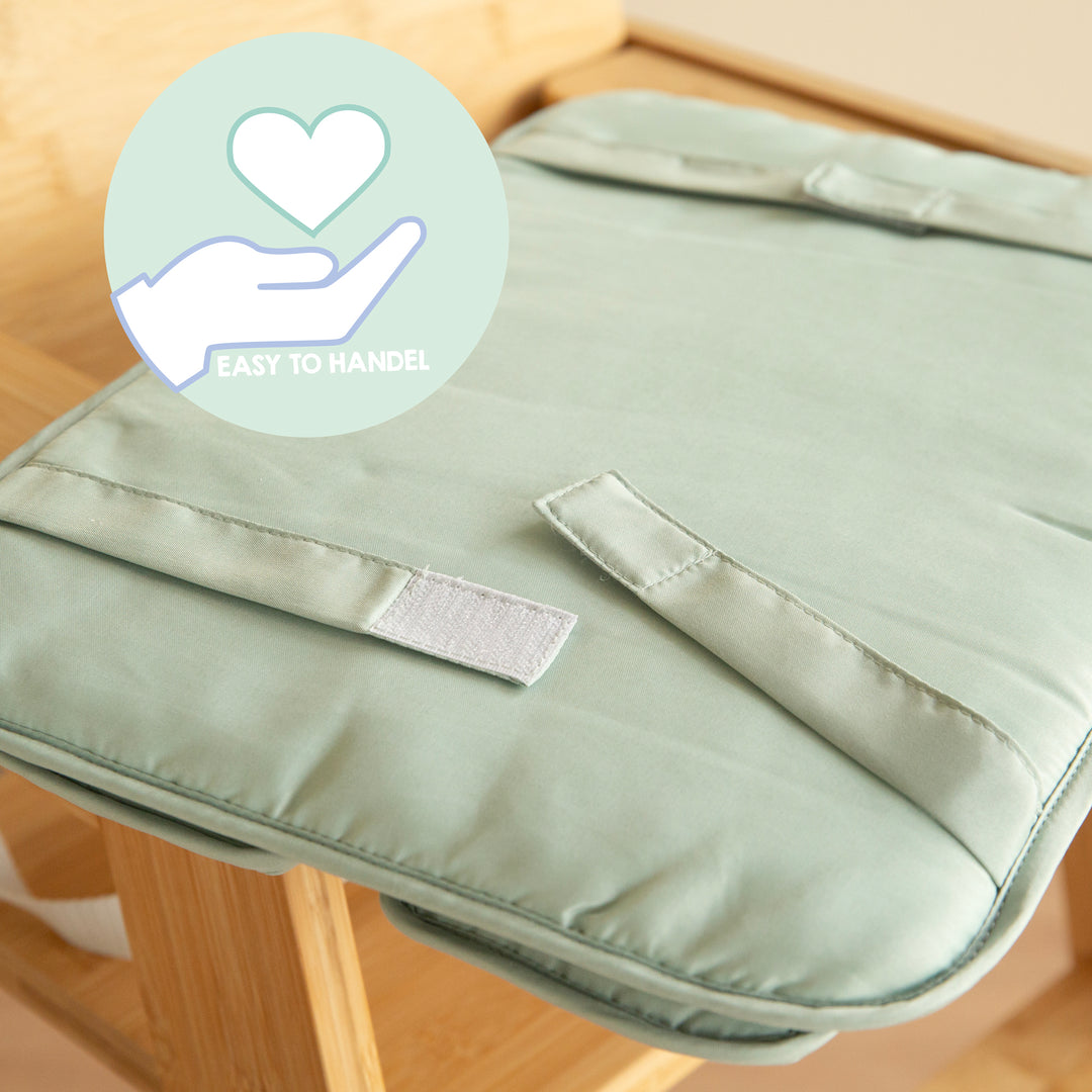 Sitzverkleinerer 2-teilig 'roba Style' - Zubehör für Hochstuhl 'Nature Up' - Frosty green