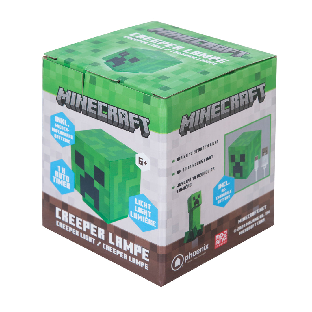 Lampe LED 'Minecraft' - Creeper - batterie rechargeable