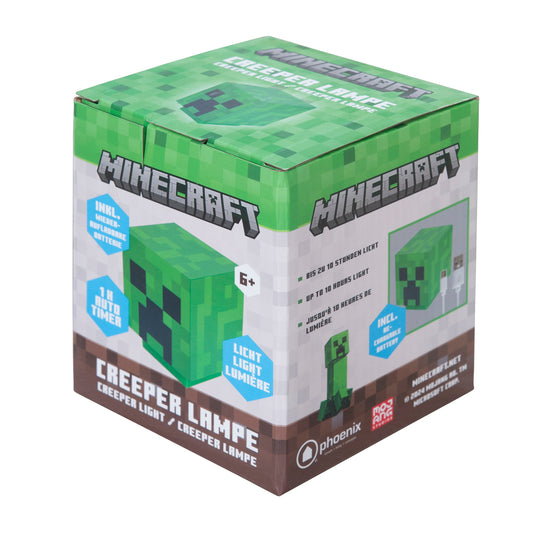 Lampe LED 'Minecraft' - Creeper - batterie rechargeable