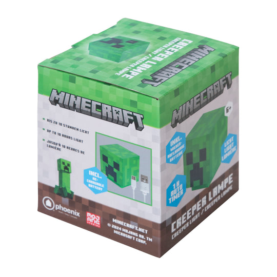 Lampe LED 'Minecraft' - Creeper - batterie rechargeable