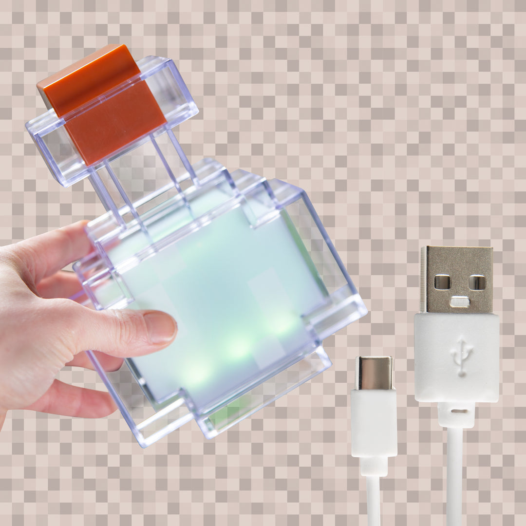 Lampe potion LED 'Minecraft' - batterie rechargeable