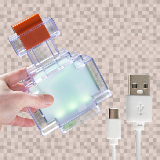 Lampe potion LED 'Minecraft' - batterie rechargeable