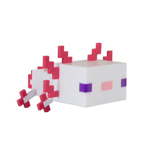LED Table Lamp 'Minecraft' - Axolotl - Rechargeable Battery