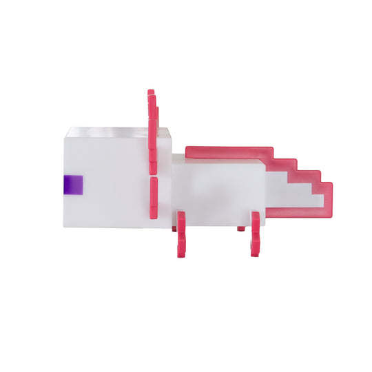 LED Table Lamp 'Minecraft' - Axolotl - Rechargeable Battery