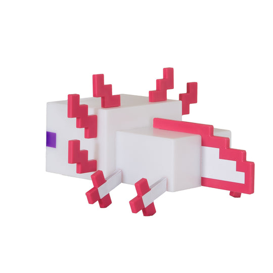 LED Table Lamp 'Minecraft' - Axolotl - Rechargeable Battery