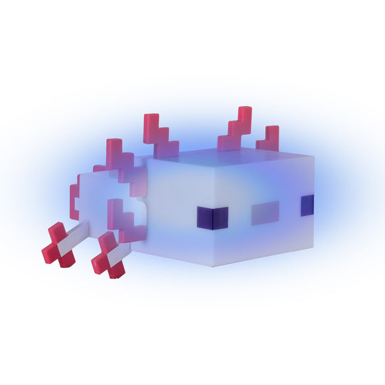 LED Table Lamp 'Minecraft' - Axolotl - Rechargeable Battery