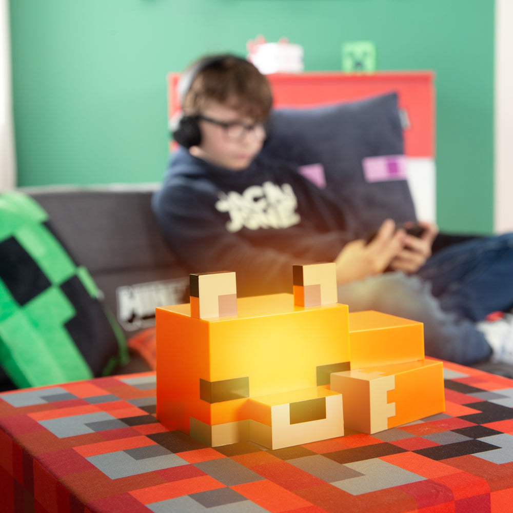 Lámpara LED de mesa 'Minecraft' - Bebé zorro - Batería recargable