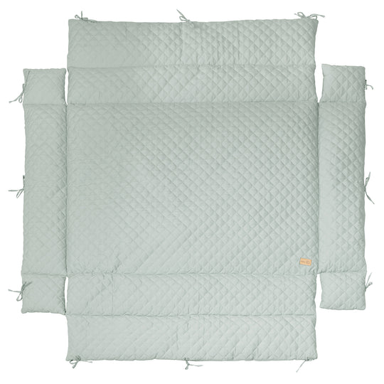 Playpen Insert 'roba Style' - 75 x 100 - 100 x 100 cm - Side Padding - Frosty Green