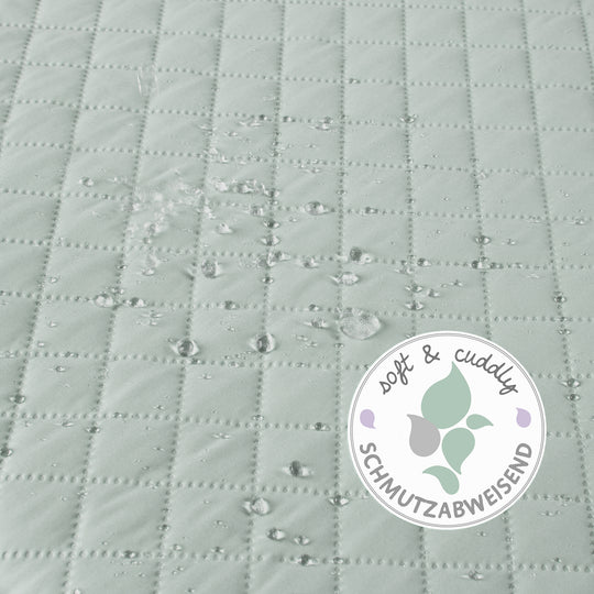 Playpen Insert 'roba Style' - 75 x 100 - 100 x 100 cm - Side Padding - Frosty Green
