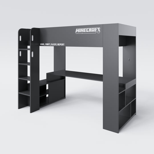 Lit mezzanine 'Minecraft' - lit de jeu 90 x 200 cm