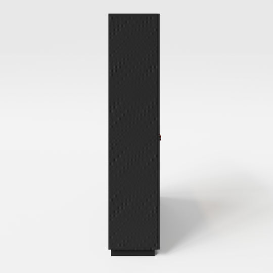 Armoire 'Minecraft' 3 portes - aspect carbone - noir / vert