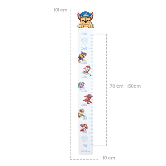 Play Shelf 'Paw Patrol' with 5 Fabric Boxes - Storage Shelf Made of Wood