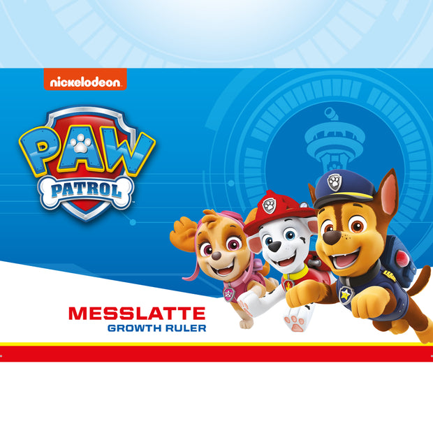 Messlatte Paw Patrol - Skala von 70 cm bis 150 cm für Kinder - Holz weiß / blau