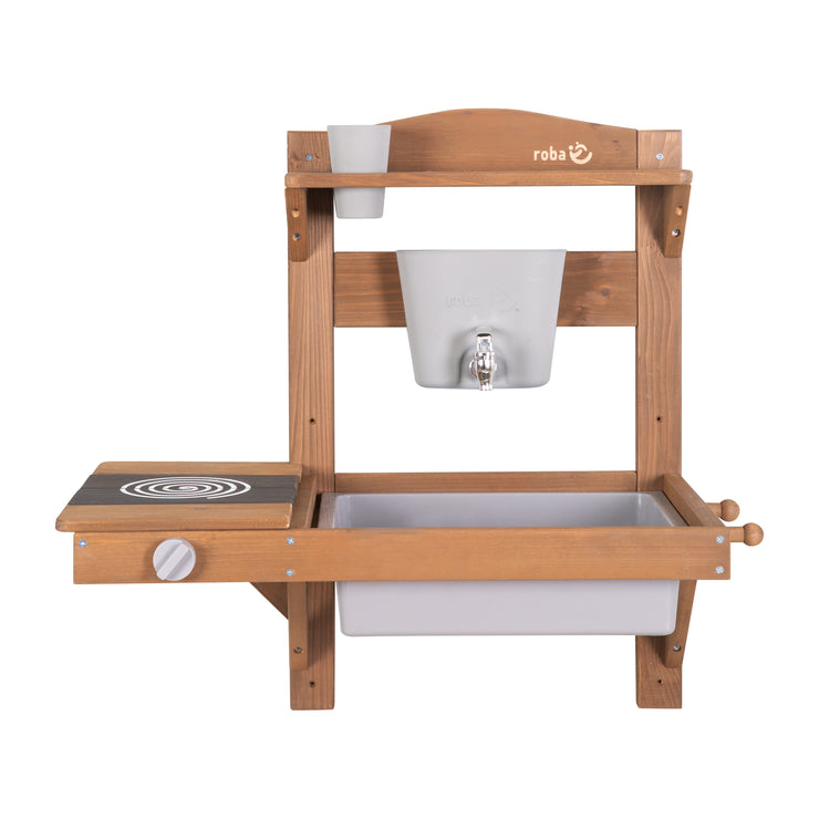 Cuisine Matsch pour suspendre y compris les accessoires - FSC-Wood certifié - Couleurs de teck