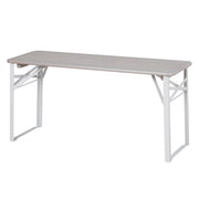 Conjunto de fiesta de madera para exteriores - 2 bancos + 1 mesa para niños - Teñido en gris