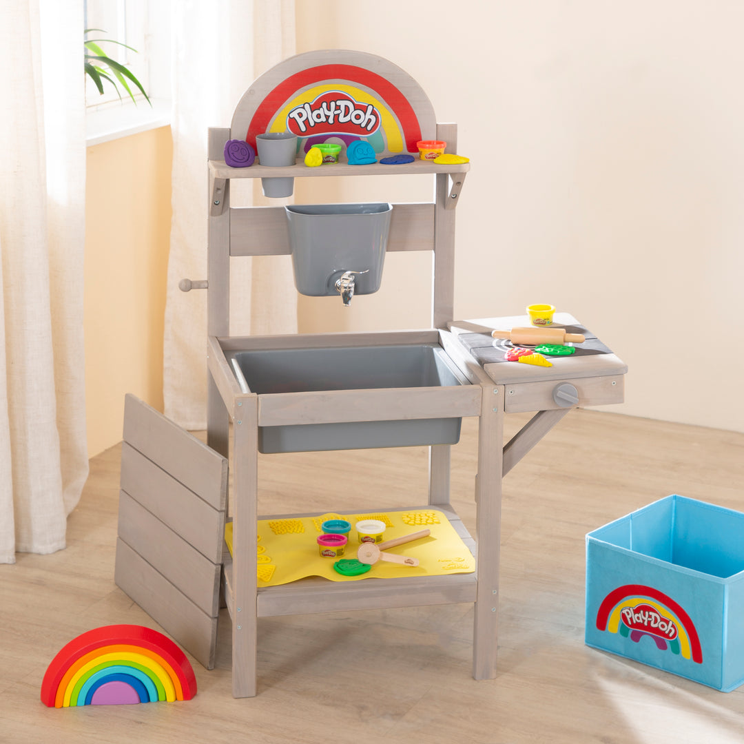 roba x Play-Doh Mud Kitchen for Children, incl. Accessories