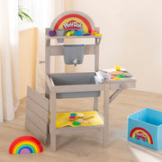 roba x Play-Doh Matschküche für Kinder inkl. Zubehör zum Kneten