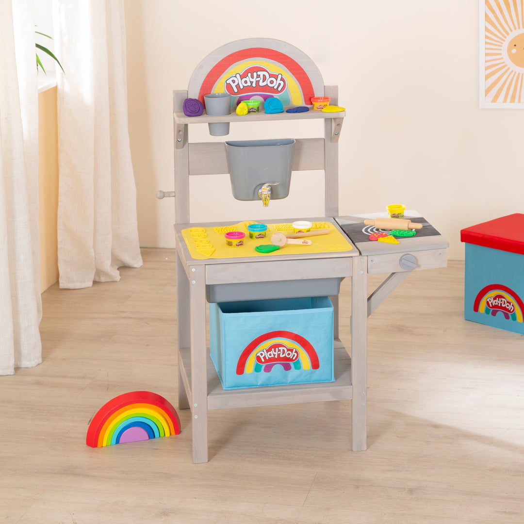 roba x Play-Doh Mud Kitchen for Children, incl. Accessories