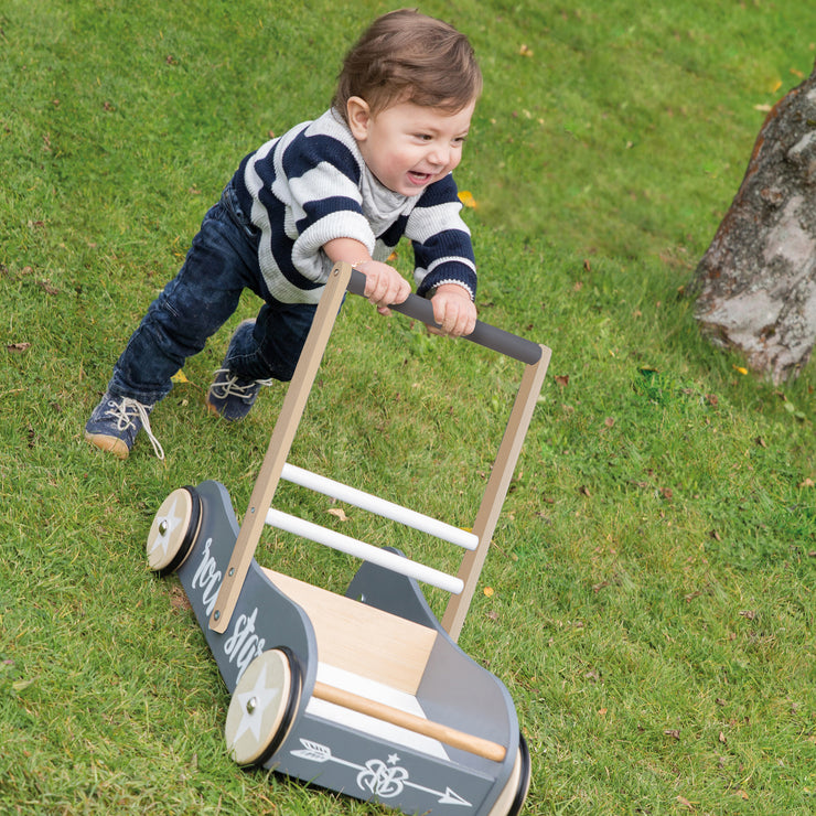 Push walker 'Rock Star Baby 3', with brake, can be used as a doll's st –  roba
