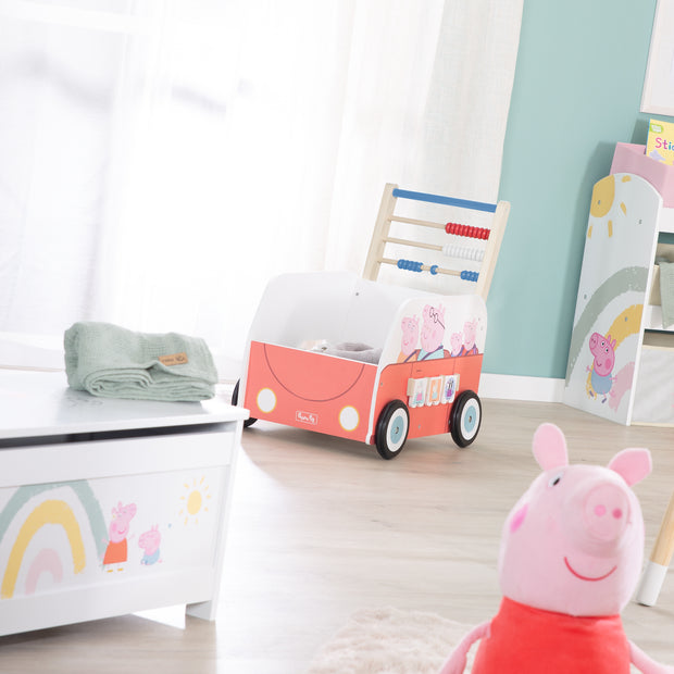 Bully-Schiebebus 'Peppa Pig' - Lauflernwagen mit Motiv der Serie