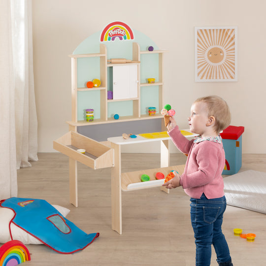 roba x Play-Doh Negozio per Bambini con 12 Barattoli di Pasta Modellabile e Accessori
