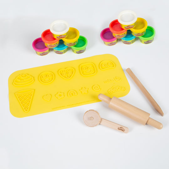 roba x Play-Doh Negozio per Bambini con 12 Barattoli di Pasta Modellabile e Accessori