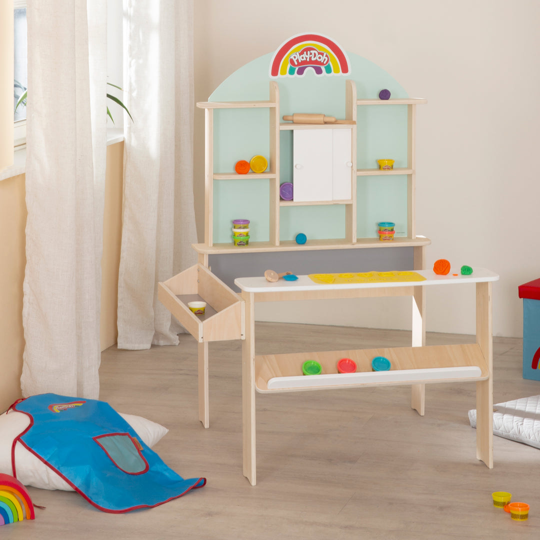 roba x Play-Doh Negozio per Bambini con 12 Barattoli di Pasta Modellabile e Accessori