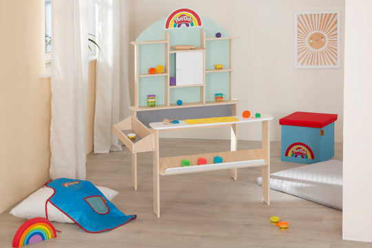 roba x Play-Doh Negozio per Bambini con 12 Barattoli di Pasta Modellabile e Accessori