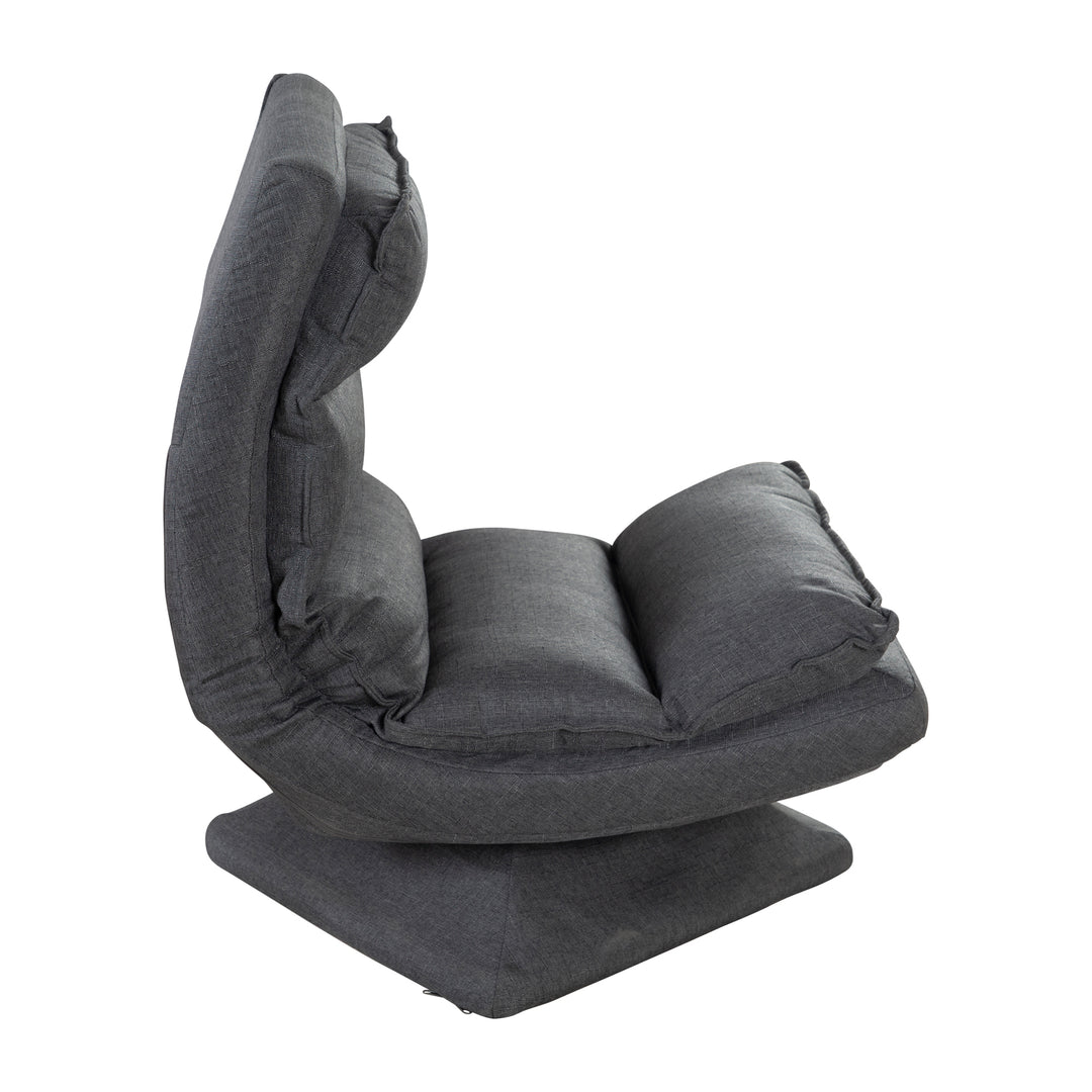 Fauteuil de jeu rembourré 'Minecraft' avec fonction pivotante - réglable - anthracite