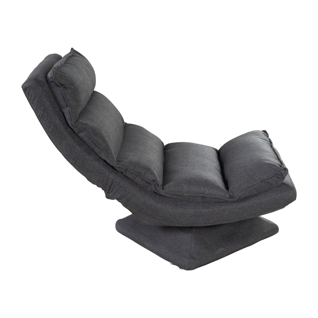 Fauteuil de jeu rembourré 'Minecraft' avec fonction pivotante - réglable - anthracite