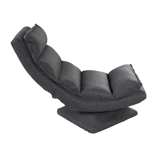 Fauteuil de jeu rembourré 'Minecraft' avec fonction pivotante - réglable - anthracite