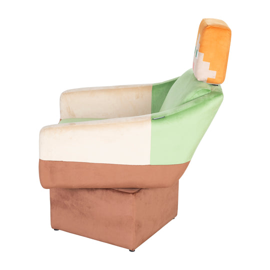 Fauteuil pivotant 'Minecraft' - Design Alex - Accoudoirs et appuie-tête - Multicolore