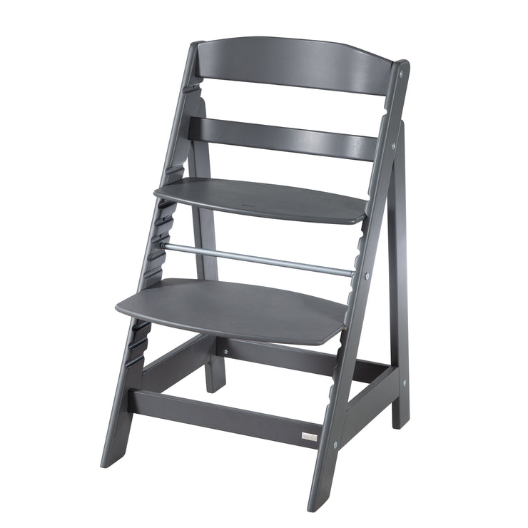 Grow-Along High Chair 'Born Up' Set 2in1, 'Graphite stepped' with reclining function