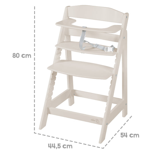Treppenhochstuhl 'Sit Up Flex' - Mitwachsend bis zum Jugendstuhl - Cashmere / Beige