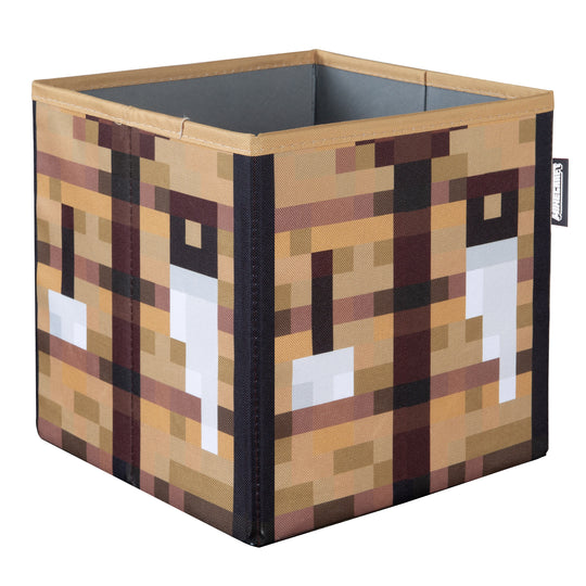 Boîtes en tissu set de 2 'Minecraft' - pliables - Creeper et boîte en bois