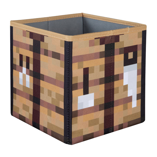 Boîtes en tissu set de 2 'Minecraft' - pliables - Creeper et boîte en bois