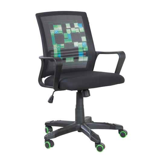 Chaise de jeu 'Minecraft' - réglable en hauteur en continu avec mécanisme de bascule