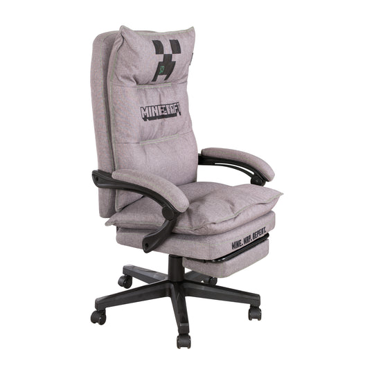 Chaise de jeu rembourrée 'Minecraft' - réglable en hauteur en continu - mécanisme de bascule