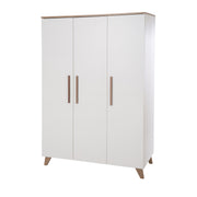 Chambre d'enfant 'Ole' comprenant Lit bébé/enfant 70x140, Armoire et Commode à langer