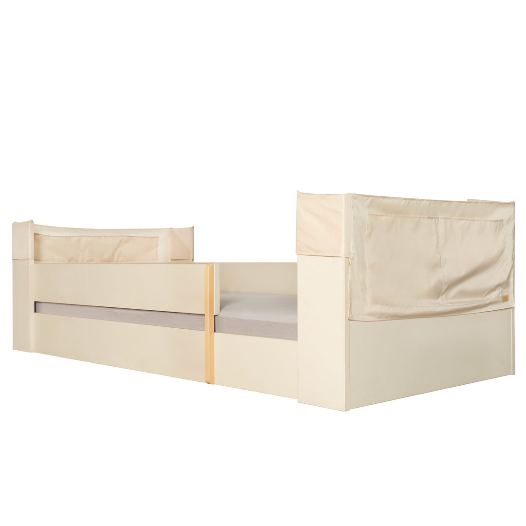 Kinderbett-Set 'Toddler' 90 x 200 cm - Serie 'Flexi Grow' - Cashmere / Eichen-Dekor