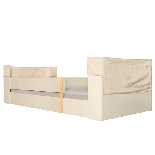 Kinderbett-Set 'Toddler' 90 x 200 cm - Serie 'Flexi Grow' - Cashmere / Eichen-Dekor