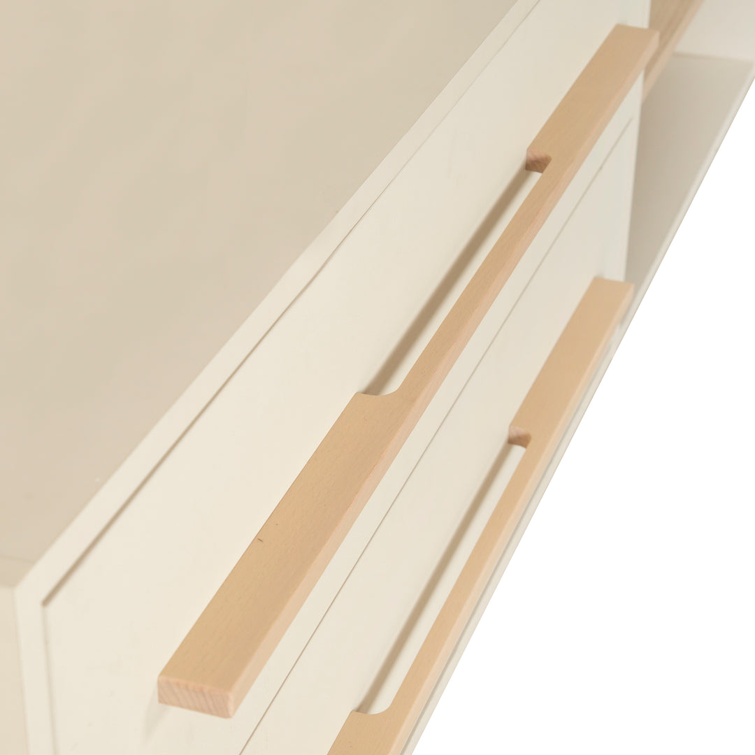 Kinderbett-Set 'Captain' 90 x 200 cm - Serie 'Flexi Grow' - Cashmere / Eiche