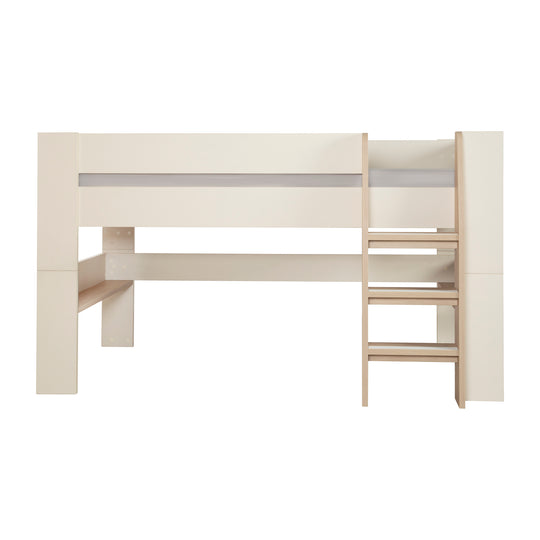 Hochbett Set 'Loft' - Serie 'Flexi Grow' - Cashmere / Eichen-Dekor