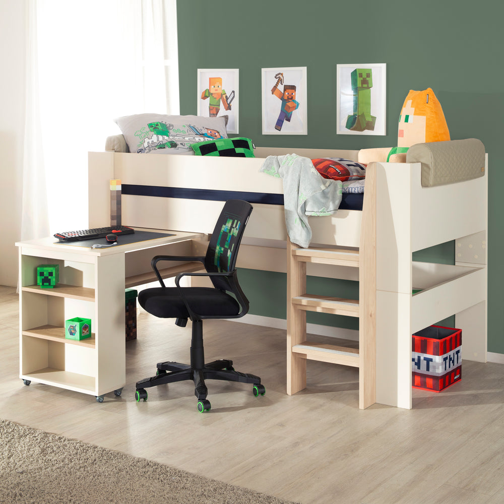CM-6 - Scrivania, 3 vani aperti 'Flexi Grow' - Adatta alla trasformazione nel set 'Studio' - Cashmere