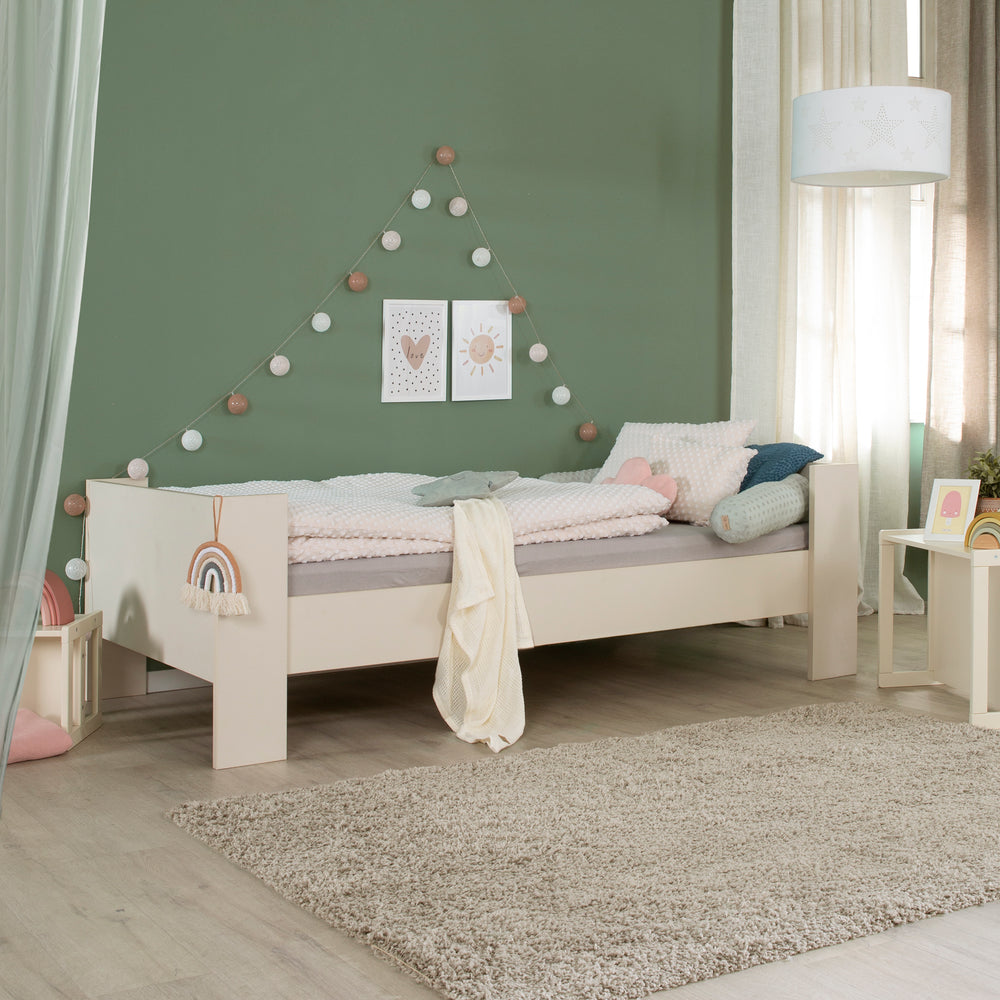 CM-1 - Letto singolo 90 x 200 cm 'Flexi Grow' - Modello base per tutti i set - Cashmere