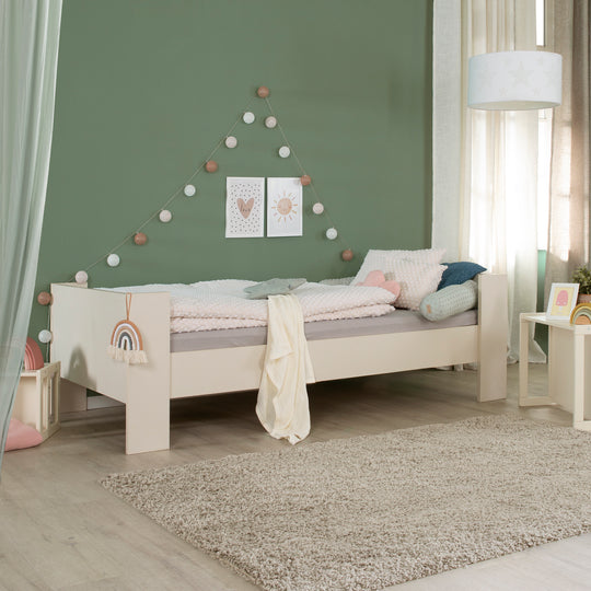 CM-1 - Letto singolo 90 x 200 cm 'Flexi Grow' - Modello base per tutti i set - Cashmere