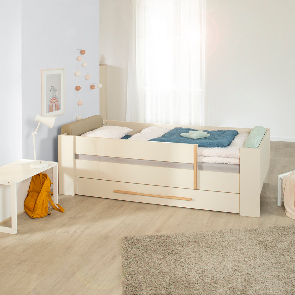 CM-2 - Sponda di protezione 'Flexi Grow' - Adatta ai set Toddler / Kids - Cashmere