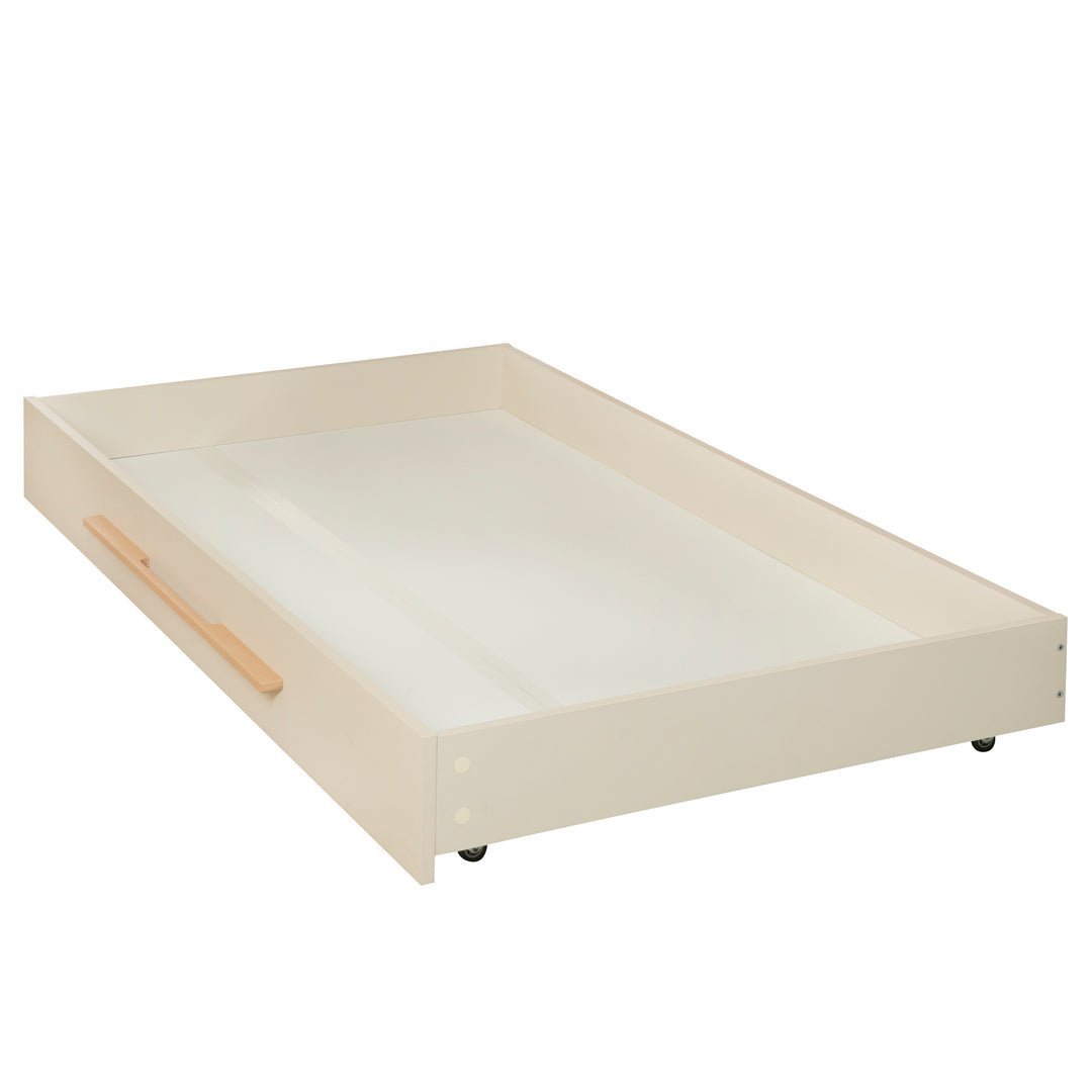 CM-3 - Underbed Drawer 'Flexi Grow' incl. Wooden Handle - Suitable for 'Kids' Set - Cashmere