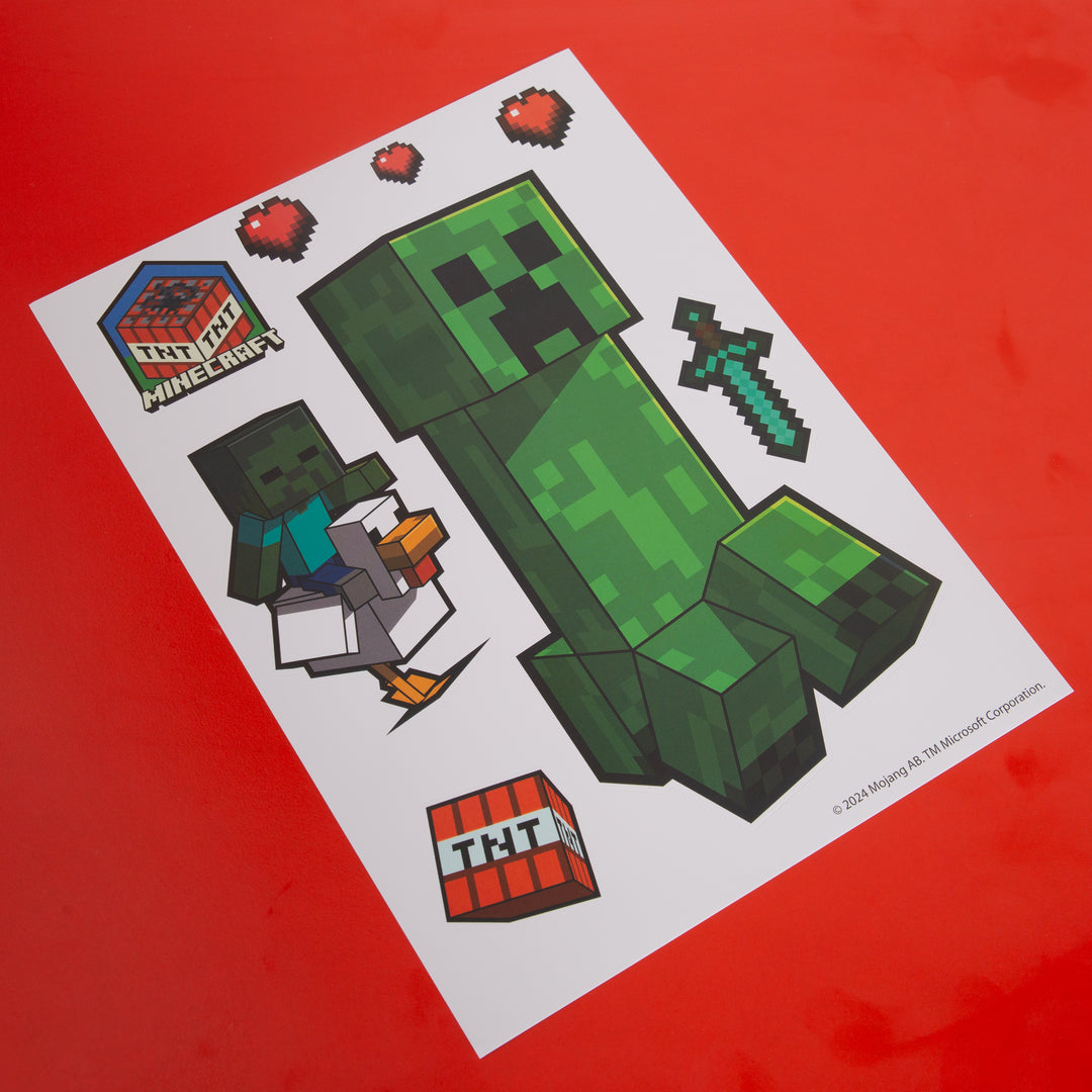 Stickers muraux 'Minecraft' - stickers de personnages Minecraft - vinyle autocollant