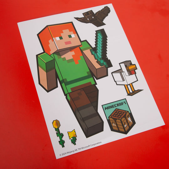 Stickers muraux 'Minecraft' - stickers de personnages Minecraft - vinyle autocollant